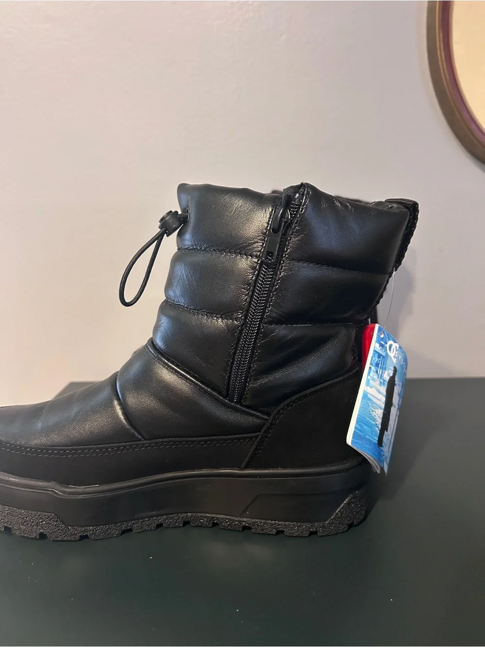 La Canniedienne Eric Puffer Boots Black Size 38
